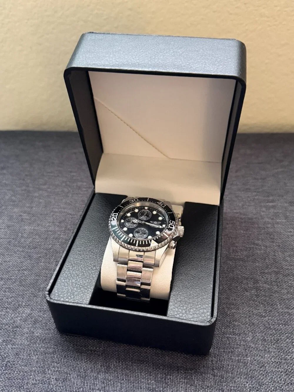 Invicta 1768 Black Pro Diver Chronograph Quartz Watch